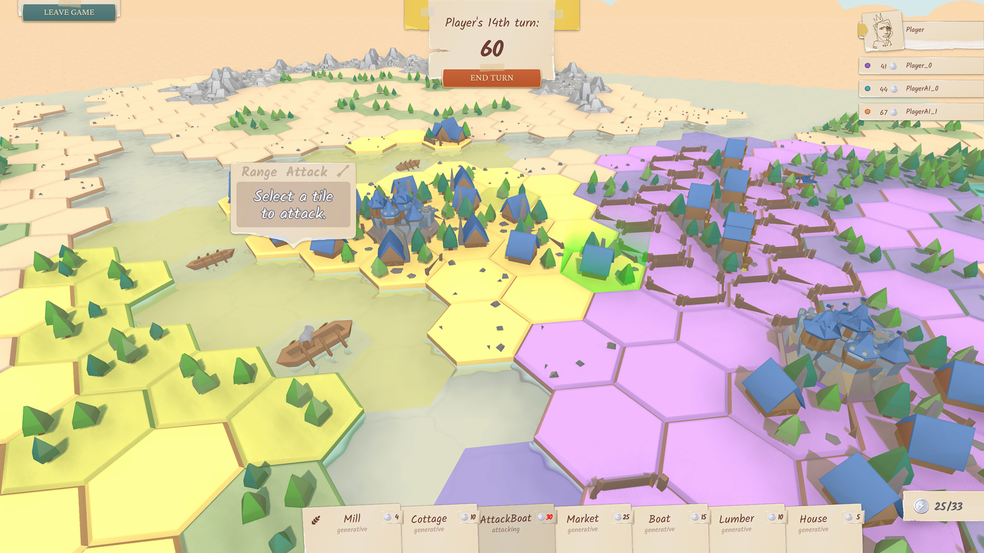 FoldVille screenshot featuring faction synergies and card-style UI