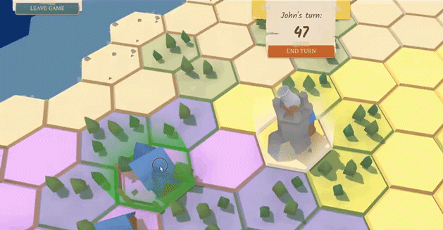 FoldVille gameplay GIF showing combo execution