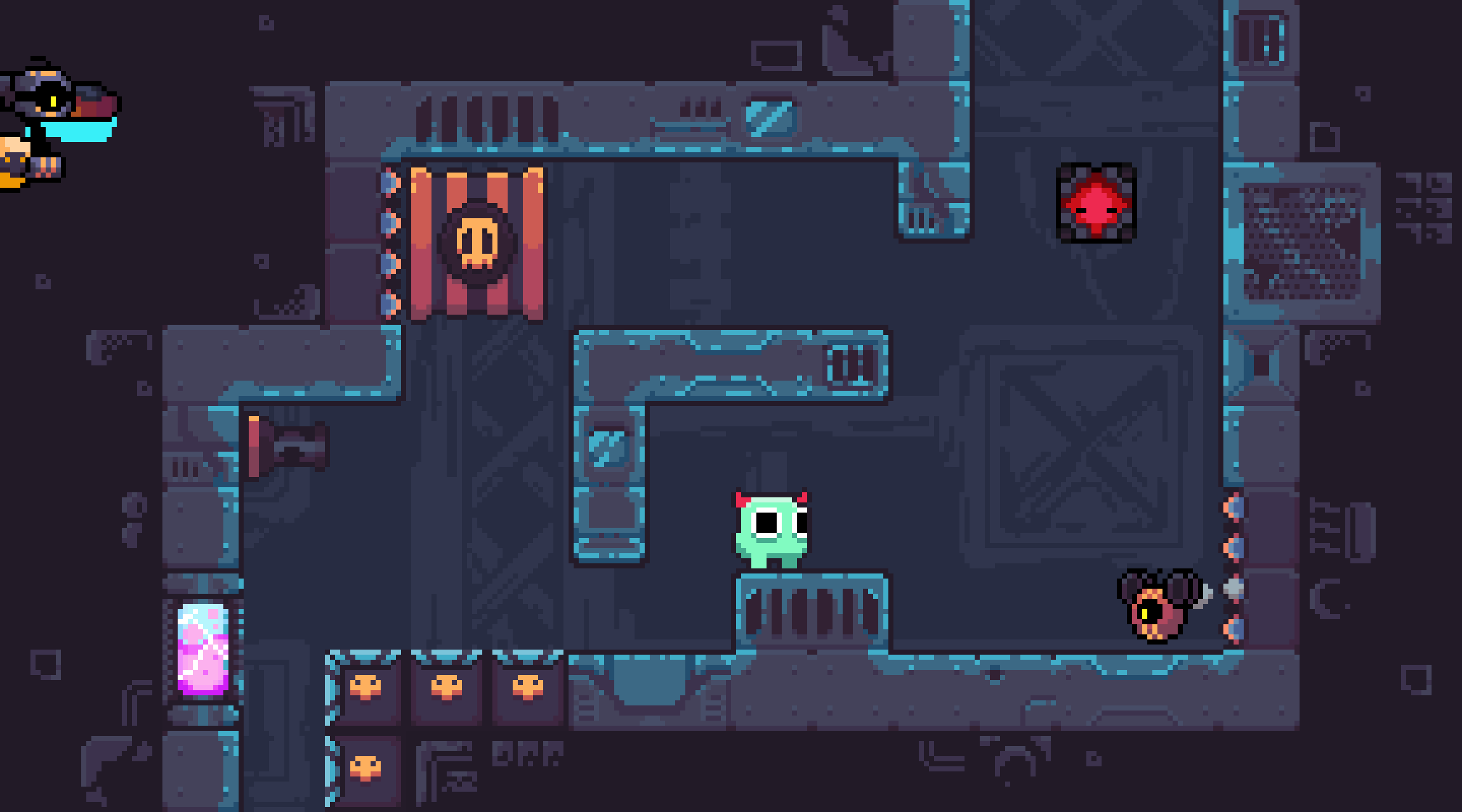 Sweet Escape gameplay gif demonstrating swipe momentum