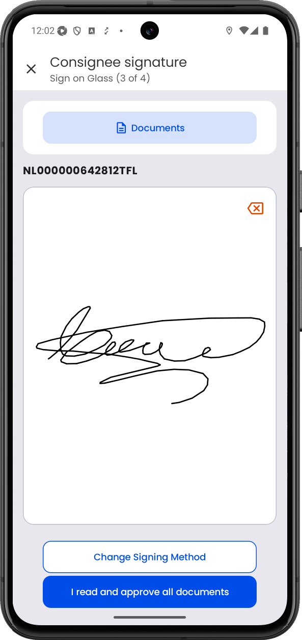 Mobile app screenshot